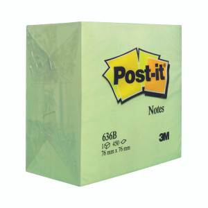 3M23162 Post-it Note Cube 76 x 76mm Canary Yellow 636B 3M23162 Post-it Note Cube 76 x 76mm Canary Yellow 636B
