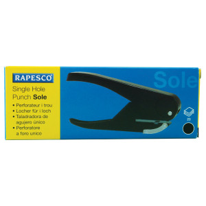 HT45468 Rapesco Sole Single Hole Punch Black PF35A0G1 HT45468 Rapesco Sole Single Hole Punch Black PF35A0G1