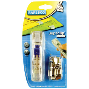 HTRC4025SS Rapesco Supaclip 40 Dispenser Stainless Steel RC4025SS HTRC4025SS Rapesco Supaclip 40 Dispenser Stainless Steel RC4025SS