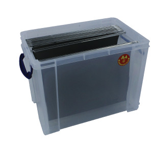 RUP80213 Really Useful 19L Plastic Storage Box With Lid W375xD255xH290mm Clear RUP80213 RUP80213 Really Useful 19L Plastic Storage Box With Lid W375xD255xH290mm Clear RUP80213