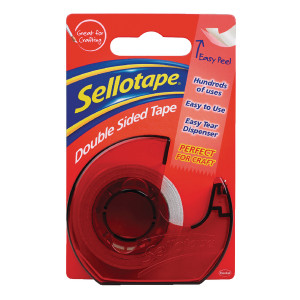 SE4275 Sellotape Double Sided Tape Dispenser 15mm x 5m 1766008 SE4275 Sellotape Double Sided Tape Dispenser 15mm x 5m 1766008