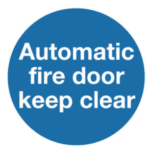SR71262 Safety Sign Automatic Fire Door 100x100mm Self-Adhesive Pack 5 KM73AS SR71262 Safety Sign Automatic Fire Door 100x100mm Self-Adhesive Pack 5 KM73AS