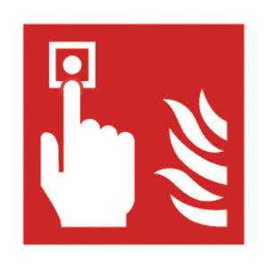 SR71162 Safety Sign Fire Alarm 100x100mm Self-Adhesive Pack 5 KF68B S SR71162 Safety Sign Fire Alarm 100x100mm Self-Adhesive Pack 5 KF68B S