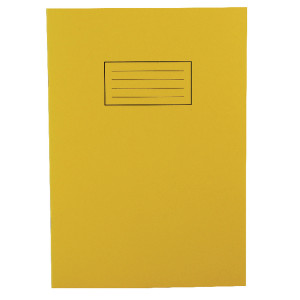 SV43510 Silvine Exercise Book Ruled with Margin A4 Yellow Pack 10 EX109 SV43510 Silvine Exercise Book Ruled with Margin A4 Yellow Pack 10 EX109