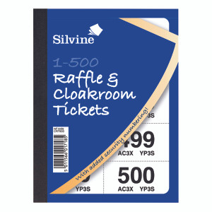 SV43320 Cloakroom Raffle Tickets 1-500 Pack 12 CRT500 SV43320 Cloakroom Raffle Tickets 1-500 Pack 12 CRT500