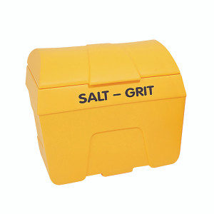WE08639 Salt Grit Bin With Hopper Feed 200 Litre Yellow 317060 WE08639 Salt Grit Bin With Hopper Feed 200 Litre Yellow 317060