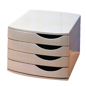 AL38701 Jalema 4 Drawer Desktop Set Grey A6862-541 AL38701 Jalema 4 Drawer Desktop Set Grey A6862-541