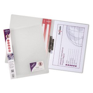 SK03115 Snopake ClampBinder A4 Clear Holds up 100 sheets 80gsm paper Pack 10 12772 SK03115 Snopake ClampBinder A4 Clear Holds up 100 sheets 80gsm paper Pack 10 12772