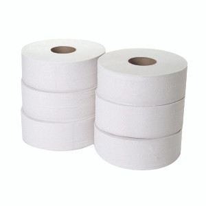 WX00065 2-Ply Jumbo Toilet Roll 300 Metres Pack 6 JWH330 WX00065 2-Ply Jumbo Toilet Roll 300 Metres Pack 6 JWH330