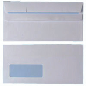 WX3481 Envelope DL Window 90gsm White Self Seal Pack 1000 WX3481 WX3481 Envelope DL Window 90gsm White Self Seal Pack 1000 WX3481