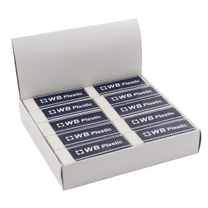 WX01696 White Pencil Erasers Pack 20 WX01696 WX01696 White Pencil Erasers Pack 20 WX01696