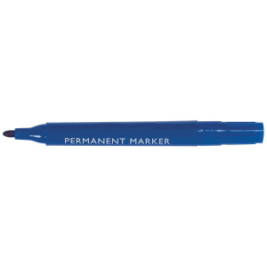 WX26046 Blue Permanent Bullet Tip Marker Pack 10 WX26046 WX26046 Blue Permanent Bullet Tip Marker Pack 10 WX26046