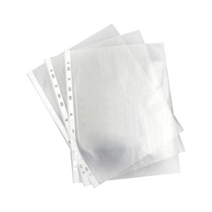WX24001 A4 Punched Pocket Clear 35 micron 270486 Pack 100 WX24001 WX24001 A4 Punched Pocket Clear 35 micron 270486 Pack 100 WX24001
