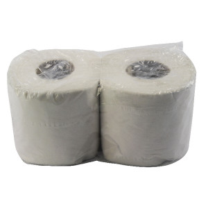 WX43541 White 200 Sheet Toilet Roll 100 recycled material soft absorbent Pack 48 WX43541