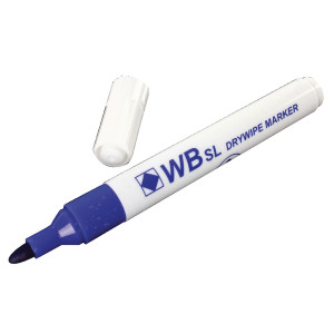 WX98002 Blue Whiteboard Marker Pens Bullet Tip Pack 10 WB15 804001 WX98002 Blue Whiteboard Marker Pens Bullet Tip Pack 10 WB15 804001