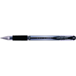 MI92894 Uni-Ball Signo Gel Grip Rollerball Pen Black Pack 12 9003950 MI92894 Uni-Ball Signo Gel Grip Rollerball Pen Black Pack 12 9003950
