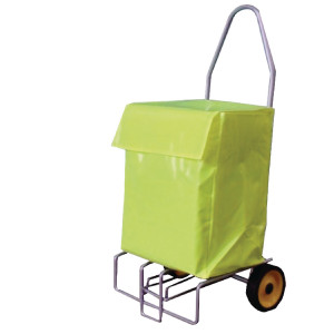 SBY25192 Folding Tubular Steel Mail Trolley 100kg capacity 383472