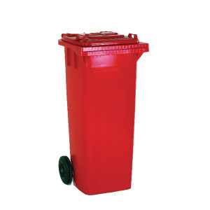 SBY14052 Wheelie Bin 120 Litre Red W480 x D555 x H930mm 331115 SBY14052 Wheelie Bin 120 Litre Red W480 x D555 x H930mm 331115