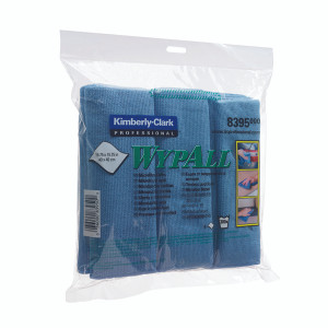 KC83950 Wypall Microfibre Cloth Blue Pack 6 8395 KC83950 Wypall Microfibre Cloth Blue Pack 6 8395