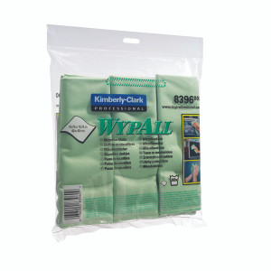KC83960 Wypall Microfibre Cloth Green Pack 6 8396 KC83960 Wypall Microfibre Cloth Green Pack 6 8396