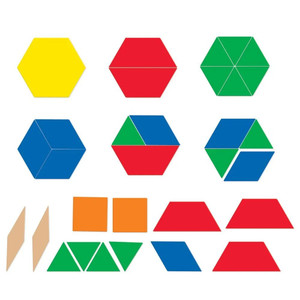 LER9863 Learning Resources Giant Magnetic Pattern Blocks Demonstration Set LER9863 Learning Resources Giant Magnetic Pattern Blocks Demonstration Set