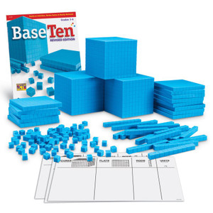 LER0932 Learning Resources Grooved Plastic Base Ten Class Set LER0932 Learning Resources Grooved Plastic Base Ten Class Set