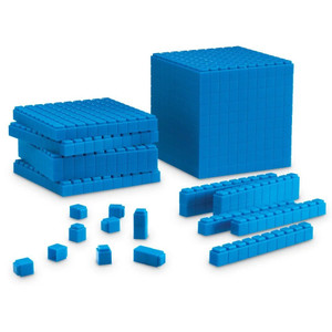 LER6356 Learning Resources Interlocking Plastic Base Ten Starter Set LER6356 Learning Resources Interlocking Plastic Base Ten Starter Set