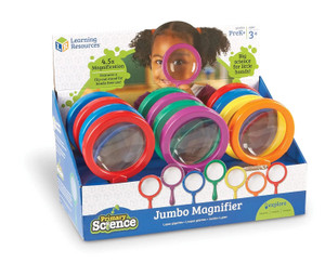 LER2775 Learning Resources Primary Science Jumbo Magnifiers (Set of 12) LER2775 Learning Resources Primary Science Jumbo Magnifiers (Set of 12)