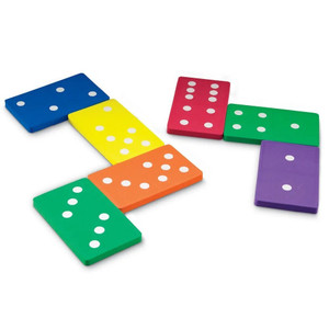 LER6380 Learning Resources Jumbo Soft Foam Dominoes LER6380 Learning Resources Jumbo Soft Foam Dominoes
