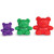 Learning Resources The Original Three Bear Family Basic Six Colour Rainbow Counter Set (Set of 96)