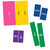 Learning Resources Double-Sided Magnetic Rainbow Fraction Squares Demonstration Set
