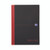 JDB66853 Black n Red A5 Casebound Hardback Single Cash Book Pack 5 100080414