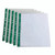 BX04368 Elba Punch Pocket Green Spine A4 Clear Pack 100 400002137 BX04368 Elba Punch Pocket Green Spine A4 Clear Pack 100 400002137