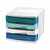CEP01498 Riviera by CEP 4 Drawer Desktop Unit Multicoloured 1003940511 CEP01498 Riviera by CEP 4 Drawer Desktop Unit Multicoloured 1003940511
