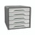 CEP01537 Smoove by CEP Recycled 5 Drawer Desktop Module Grey 1071116361