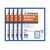 AA07540 Announce Magnetic Frames A4 Blue Pack 5 AA07540