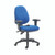Jemini Intro Posture Chair with Adjustable Arms 640x640x990-1160mm Blue KF838995