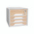 CEP Silva Smoove Secure 4 Drawer Module White/Beech 1073111021 CEP Silva Smoove Secure 4 Drawer Module White/Beech 1073111021