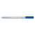 5 Star Ball Pen Medium 1mm Tip 0.7mm Line Clear Barrel Blue (Pack of 50) 295195
