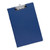 5 Star Fold-over Clipboard with Front Pocket Foolscap Blue 913675