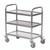 SBY19784 Trolley 3-Tier Stainless Steel Silver 373229
