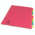 JT50899 Concord Divider 10-Part A4 160gsm Bright Assorted 50899 JT50899 Concord Divider 10-Part A4 160gsm Bright Assorted 50899