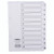 JTCS71 Concord Reinforced Index 1-10 A5 White Board Mylar Tabs 07101 CS71 JTCS71 Concord Reinforced Index 1-10 A5 White Board Mylar Tabs 07101 CS71