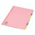 JT77199 Concord Reinforced Divider 10-Part A4 160gsm Pastel Colours 77199 JT77199 Concord Reinforced Divider 10-Part A4 160gsm Pastel Colours 77199