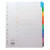 JTCS97 Concord Index 1-10 A4 Extra Wide Multicoloured Mylar Tabs 09701 CS97 JTCS97 Concord Index 1-10 A4 Extra Wide Multicoloured Mylar Tabs 09701 CS97