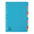 BX05000 Elba-10 Part Card Divider A4 Assorted Made from 100 recycled 160gsm manilla 100080806 BX05000 Elba-10 Part Card Divider A4 Assorted Made from 100 recycled 160gsm manilla 100080806