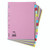 BX05690 Elba 15-Part Card Divider A4 Assorted Made from 100 recycled 160gsm manilla 100080774 BX05690 Elba 15-Part Card Divider A4 Assorted Made from 100 recycled 160gsm manilla 100080774