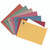 KF01491 Q-Connect Square Cut Folder Lightweight 180gsm Foolscap Assorted Pack 100 KF01491