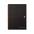 JDF96645 Black n Red Ruled Wirebound Hardback Notebook 140 Pages A4 Pack 5 846354905