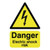 SR11211 Safety Sign Danger Electric Shock Risk A5 Self-Adhesive HA10751S